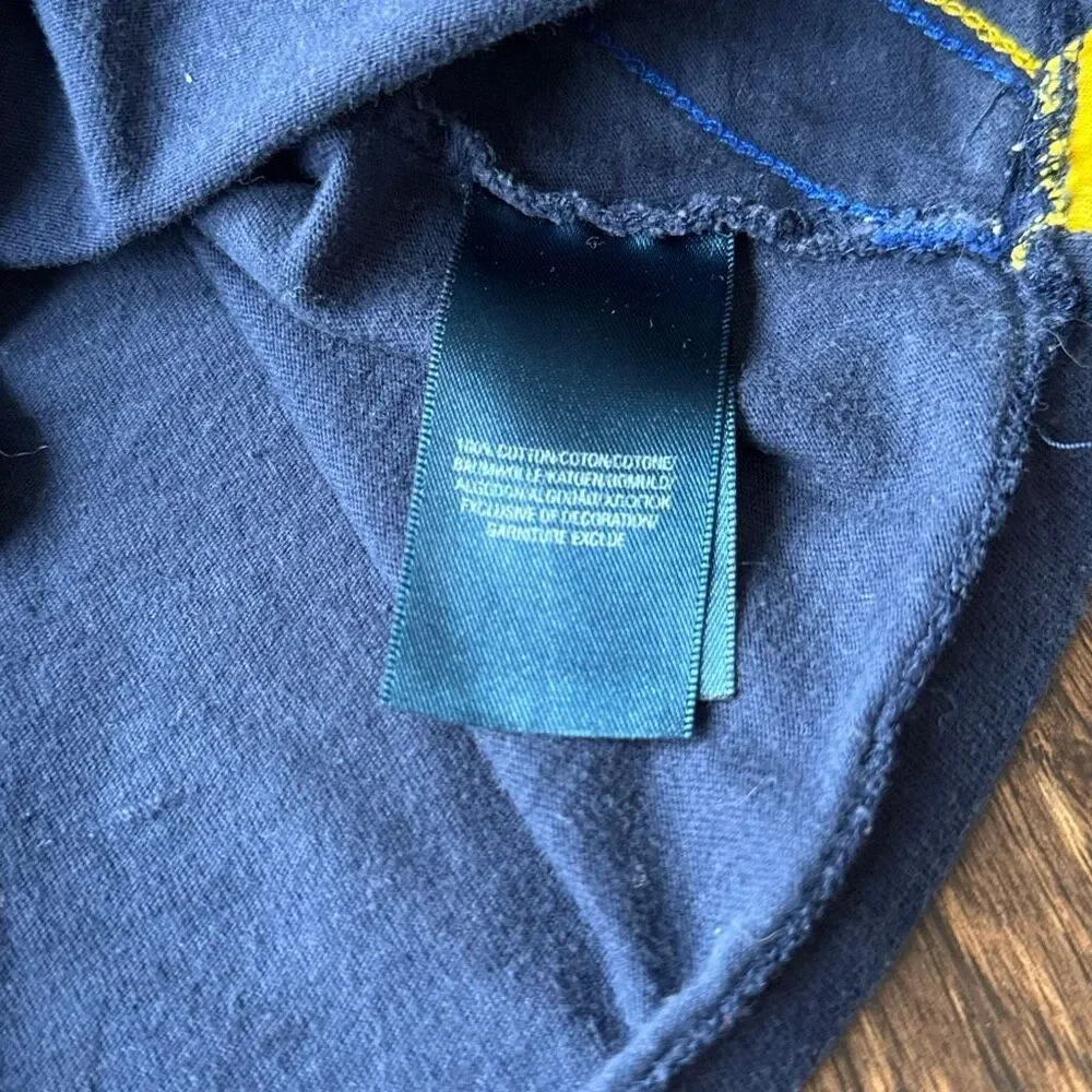 Polo Ralph‎ Lauren baby boys t shirt size 24 months blue crest stripes